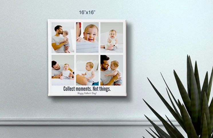 16x16 collect moments collage canvas