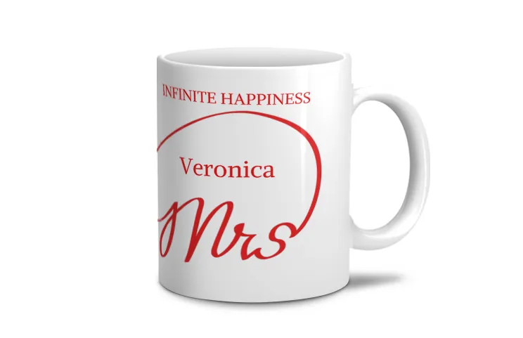 Custom mug for wedding