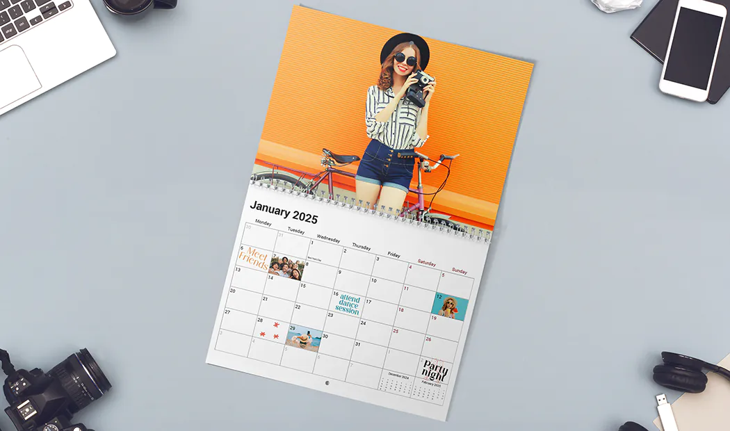 Personalised Wall Calendar