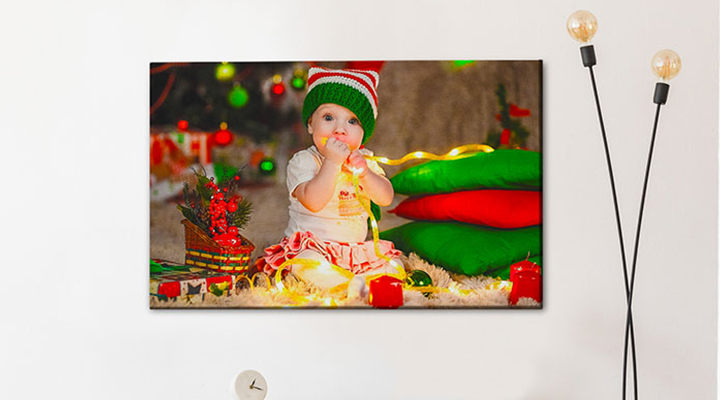 Christmas photo canvas