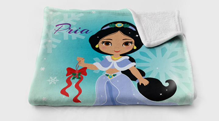 One idea for your blanket: princess blanket