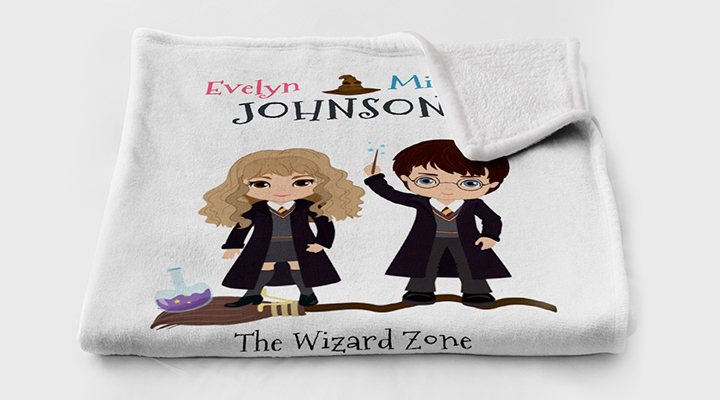 Personalised wizard blanket