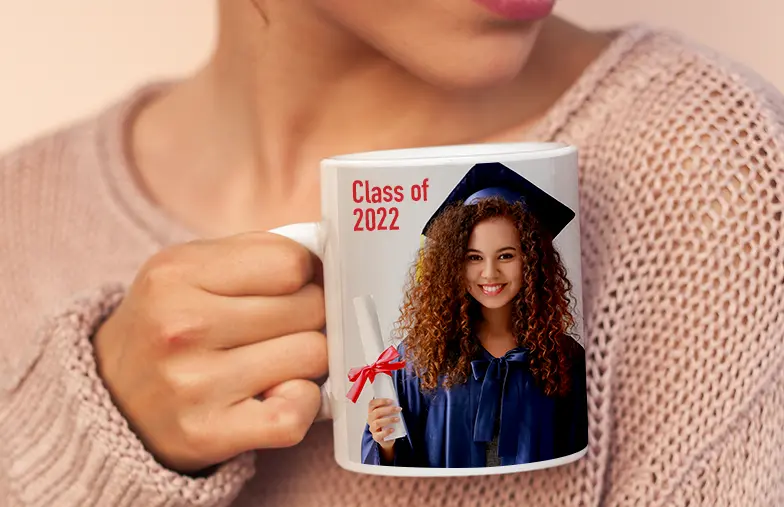 Graduation design custom mug with dad text