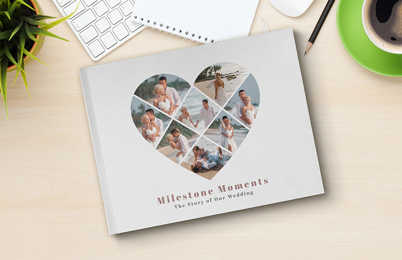 Modern Moments In White Photo Book