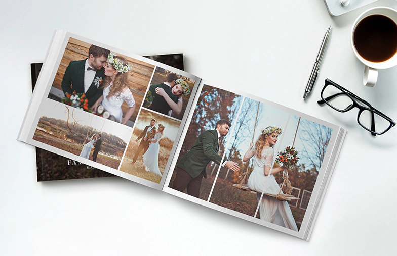 Modern Moments In White Photo Book