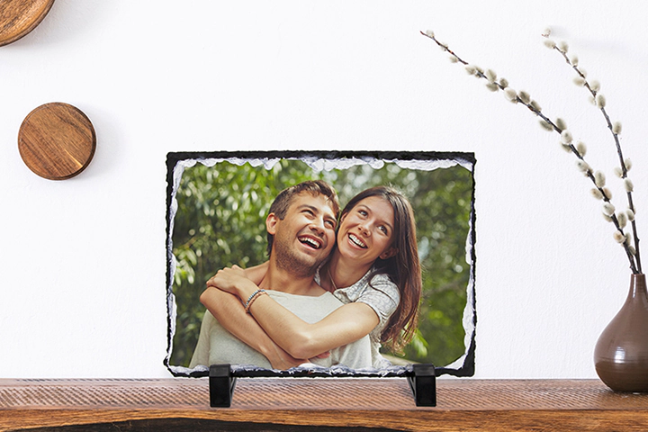 Personalised gift Stone with printed image