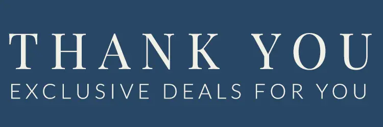 Thank you - Exclusive Special Offers for you