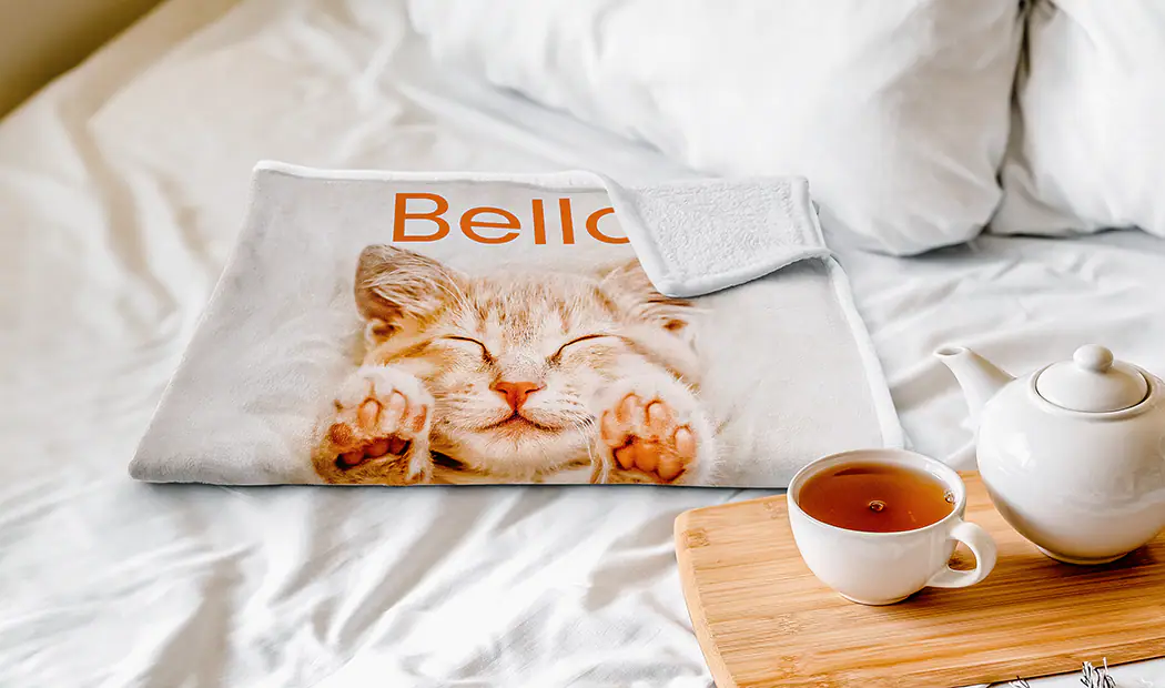 Personalised Cat Blanket Cat Photo Blankets Printerpix
