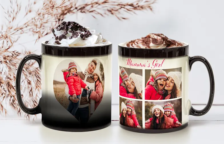Printerpix Mother daughter photo Magic Mugs Single or Pack