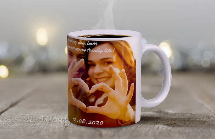 Custom mug for wedding