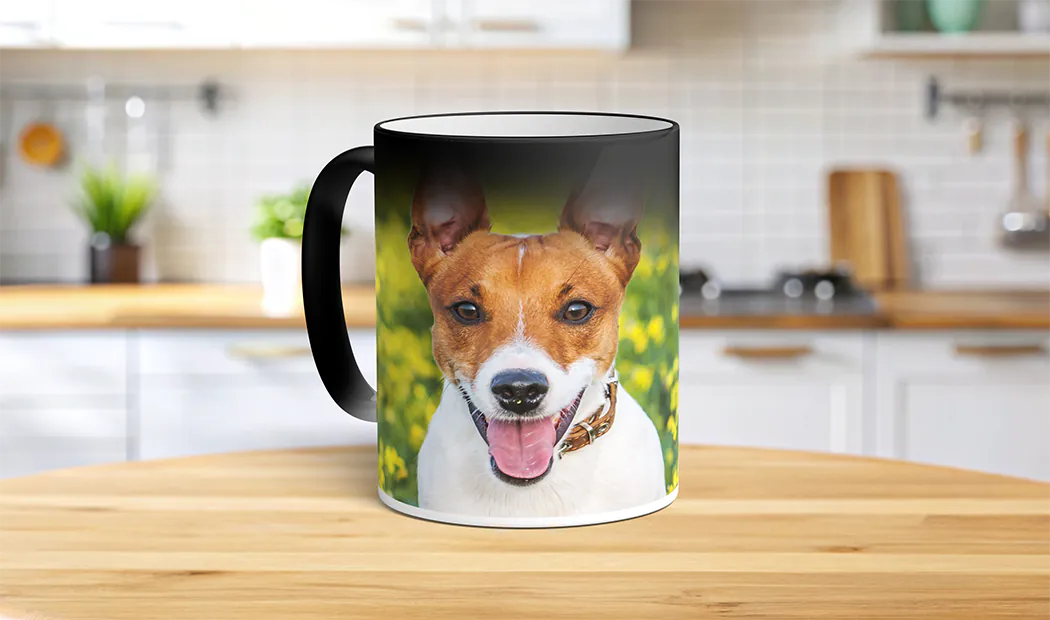 Printerpix Custom magic heat changing mug with personalised photo of couple revealed