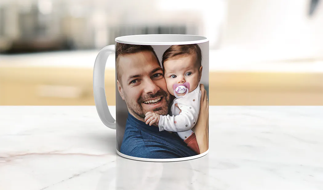 Best father ever mug in use