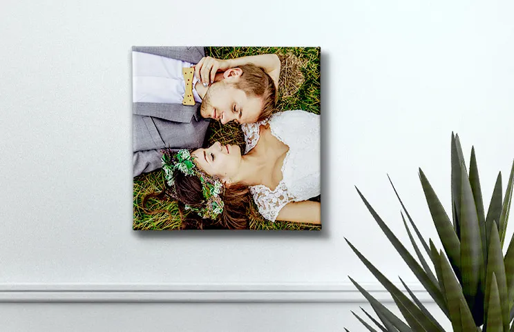 6x6 Canvas wedding