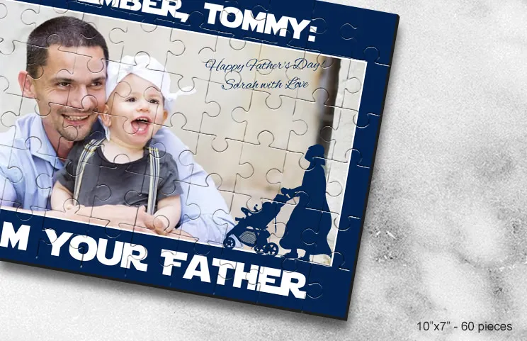 10x7 wooden puzzle - i am your father