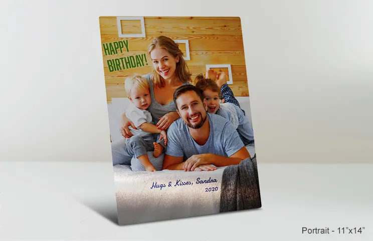 11x14 metal print birthday