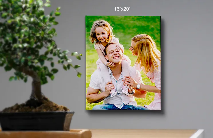 16x20 canvas of family
