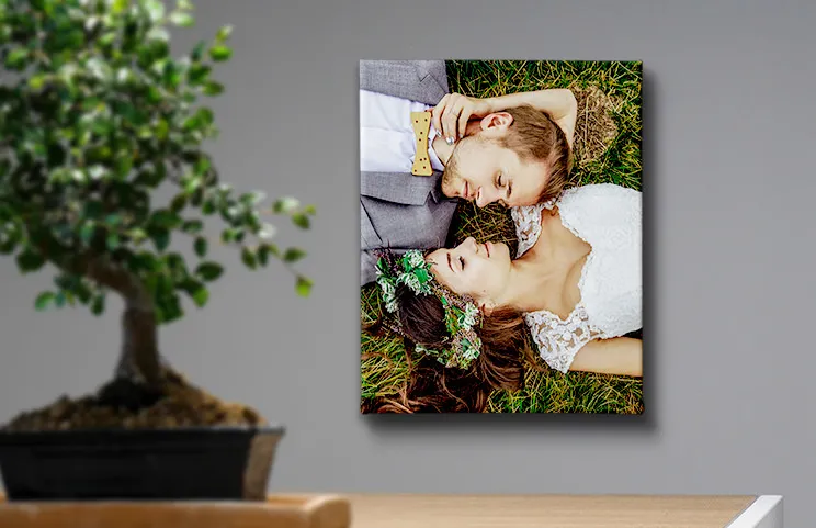 8x10 canvas wedding