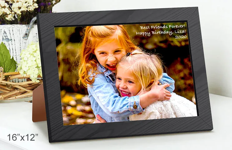 16x12 framed photo for birthday