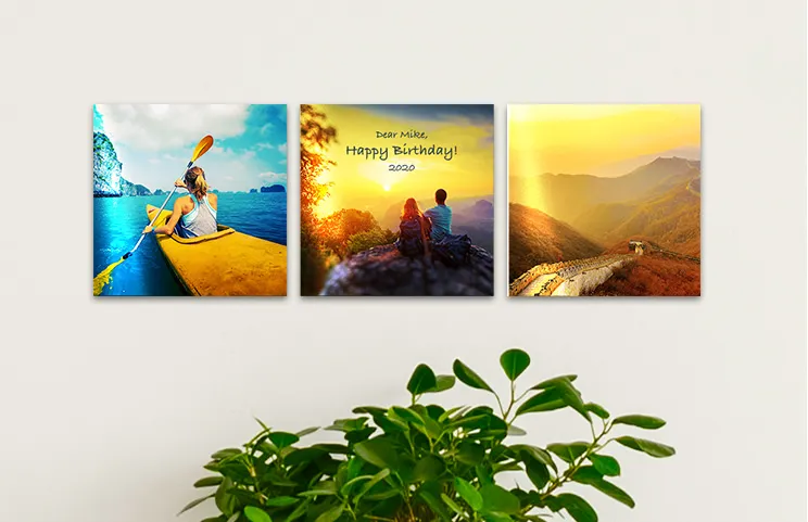 10x10 custom metal displays for birthday
