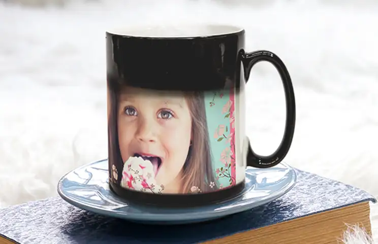 Magic mug close up