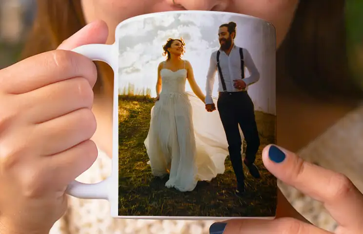 Personalized photo mug
