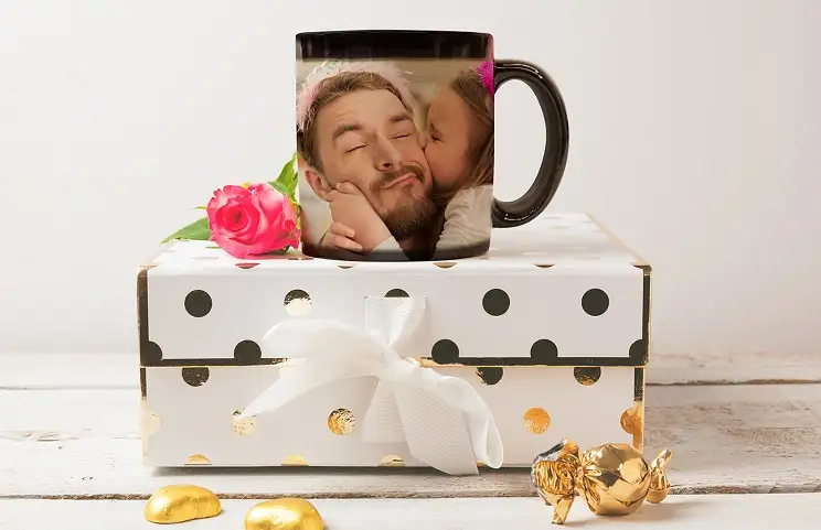 Magic mug print of mother and child