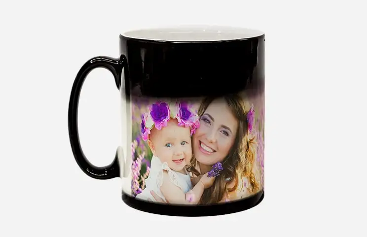 Magic mug print of mother and child