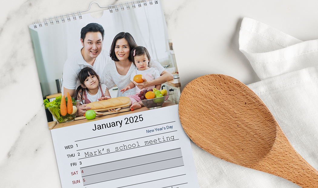 Personalised Photo Kitchen Calendars 2021 Printerpix