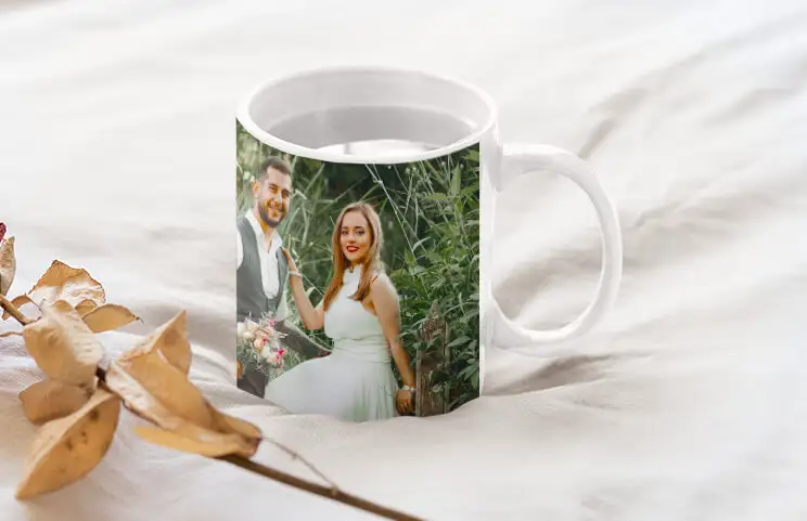 Personalised photo mug with your own photo