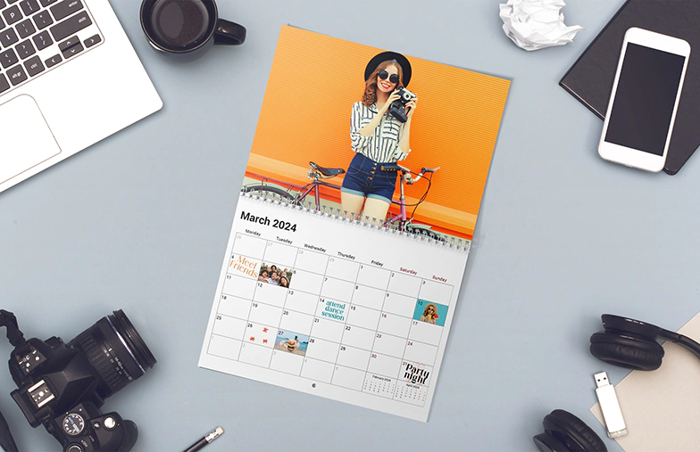Personalised Double Calendar