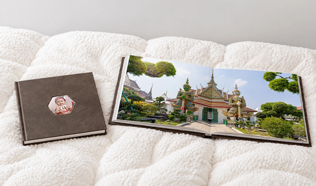 Handmade Leather Wedding Album