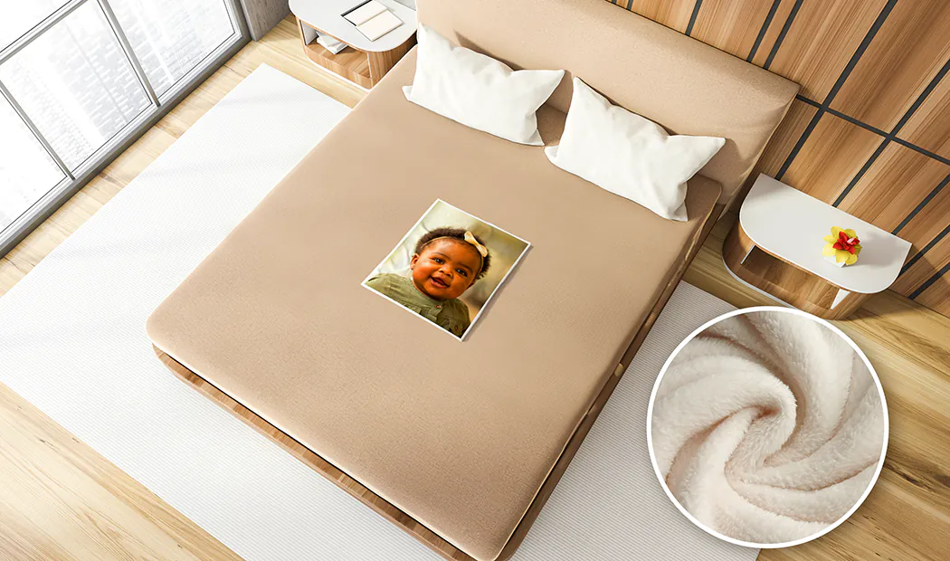 King size personalized blanket sale